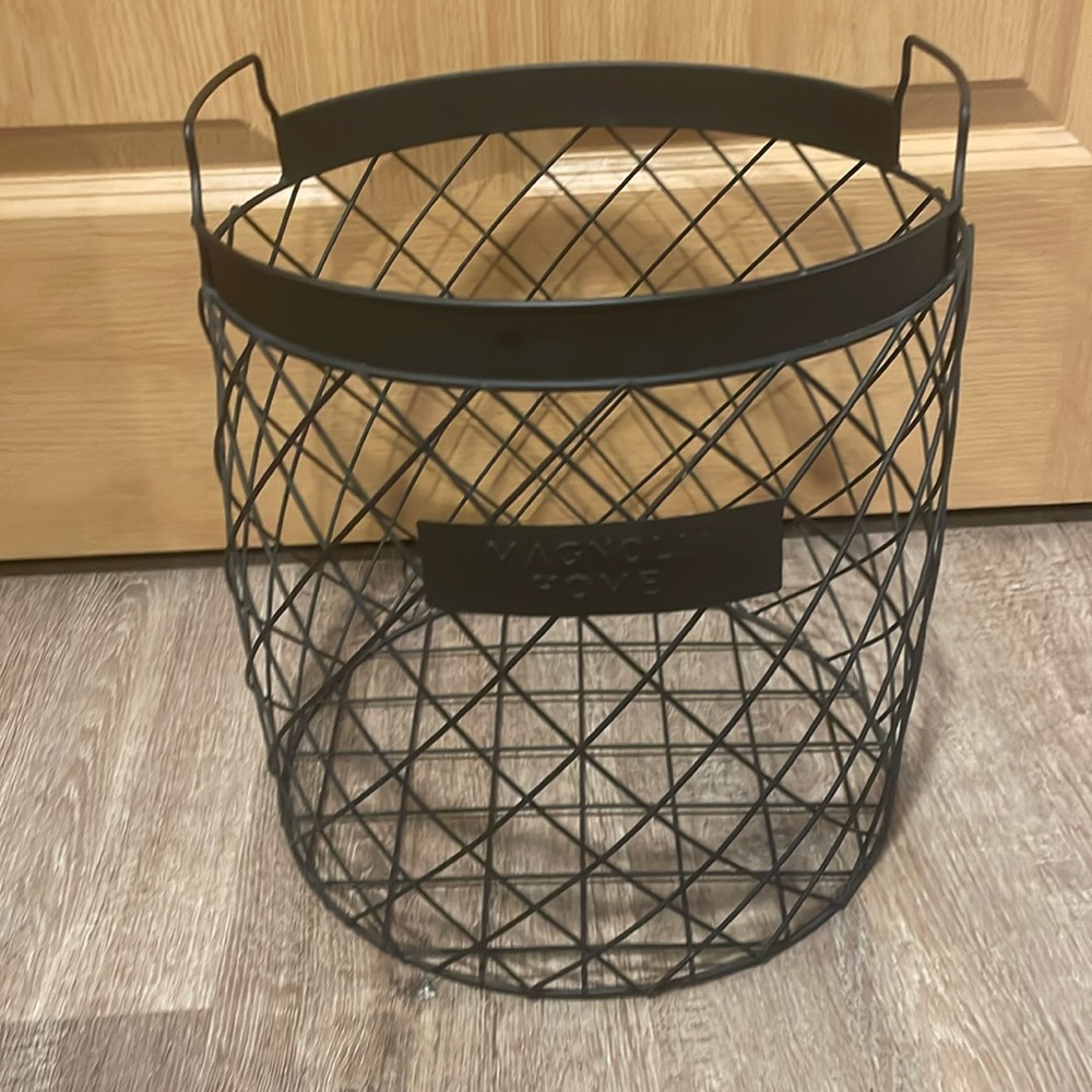 Magnolia Home Large wire metal basket